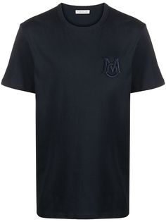 Moncler футболка с короткими рукавами и вышитым логотипом