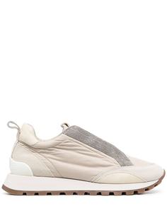 Brunello Cucinelli кроссовки с декором Monili