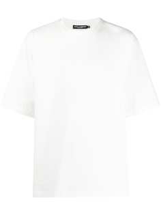 Dolce & Gabbana футболка с тисненым логотипом