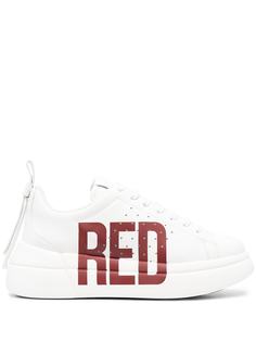 RED(V) кроссовки на шнуровке с логотипом