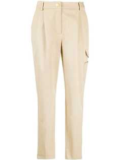 Boutique Moschino укороченные брюки карго с завышенной талией