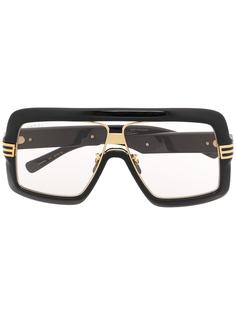 Gucci Eyewear солнцезащитные очки в массивной квадратной оправе