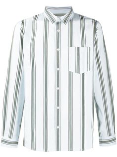 A.P.C. полосатая рубашка на пуговицах