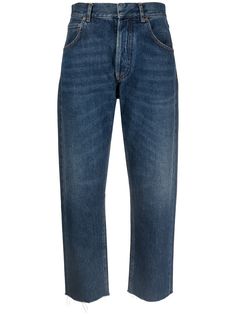 Christian Dior укороченные прямые джинсы pre-owned