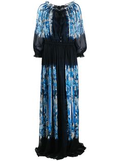 Alberta Ferretti платье макси со складками