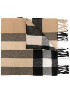 Burberry кашемировый шарф в клетку