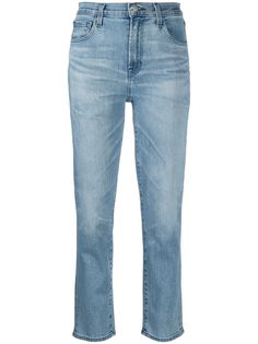 J Brand укороченные джинсы с завышенной талией