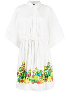 Boutique Moschino платье миди с принтом
