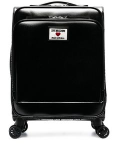 Love Moschino чемодан с нашивкой-логотипом