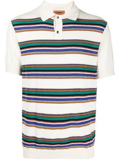 Missoni рубашка поло в полоску
