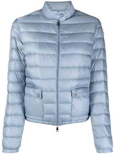 Moncler укороченная стеганая куртка на молнии