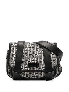 Kenzo жаккардовая поясная сумка с монограммой