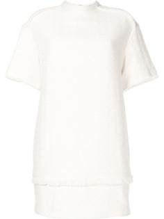 Proenza Schouler White Label твидовое платье мини с бахромой