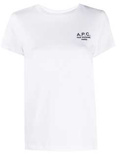 A.P.C. футболка с логотипом