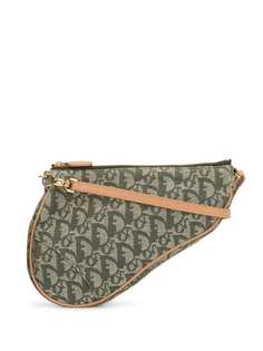 Christian Dior сумка на плечо Saddle pre-owned с узором Trotter