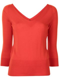 Hermès джемпер pre-owned с V-образным вырезом