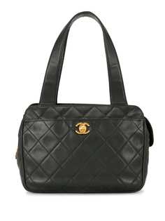 Chanel Pre-Owned стеганая сумка-тоут 1997-го года с логотипом CC