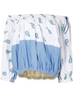 Silvia Tcherassi блузка с открытыми плечами