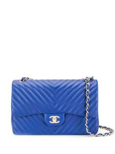 Chanel Pre-Owned стеганая сумка на плечо Jumbo Double Flap