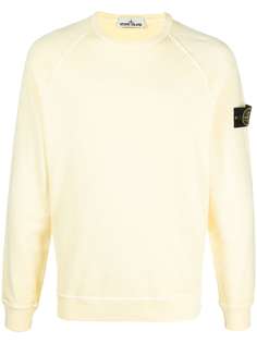 Stone Island толстовка с нашивкой-логотипом