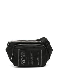 Versace Jeans Couture поясная сумка на молнии с логотипом
