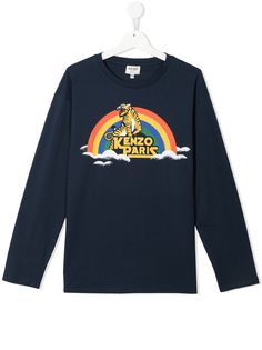 Kenzo Kids футболка с логотипом
