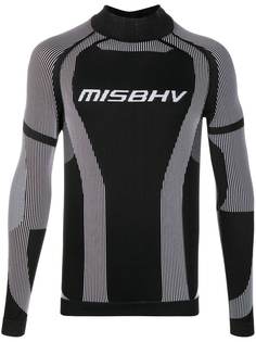 MISBHV свитер с высоким воротником и логотипом