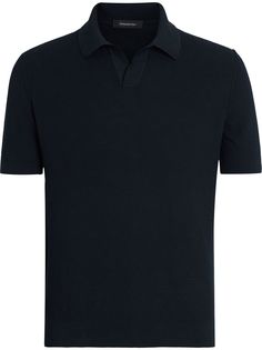 Ermenegildo Zegna рубашка поло из пике