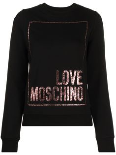 Love Moschino толстовка с логотипом