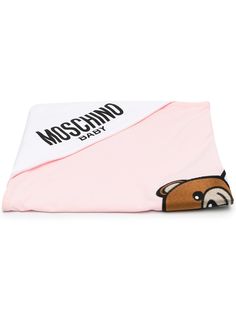 Moschino Kids одеяло с вышивкой Teddy