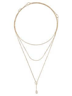 Raphaele Canot золотое колье Fushion с бриллиантами Diamond Foundry x Dover Street Market