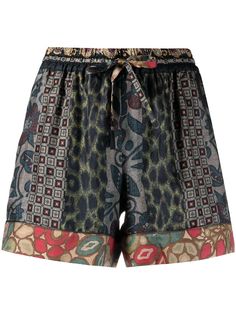 Pierre-Louis Mascia printed silk shorts