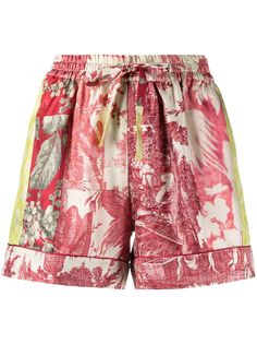 Pierre-Louis Mascia floral-print silk shorts