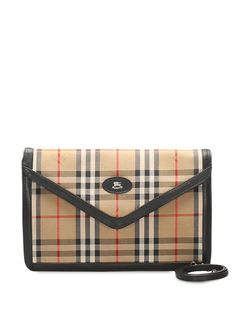 Burberry Pre-Owned клатч в клетку House Check