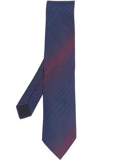 Hermès галстук 2000-х годов в диагональную полоску