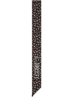 Gucci узкий шарф с цветочным принтом из коллаборации с Liberty London