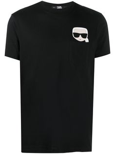 Karl Lagerfeld футболка Ikonik с карманом