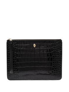 Alexander McQueen клатч с декором Skull