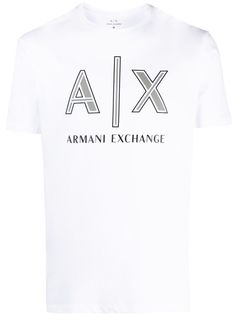 Armani Exchange logo print T-shirt