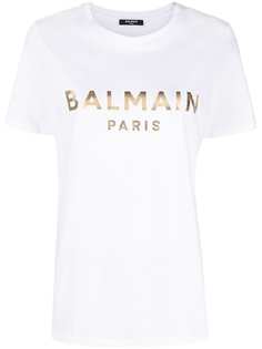 Balmain футболка с логотипом