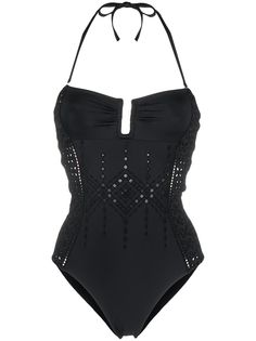 Ermanno Scervino купальник с вышивкой