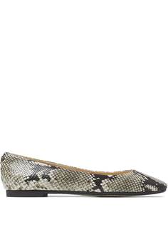 Jimmy Choo балетки Modell с тиснением под кожу змеи