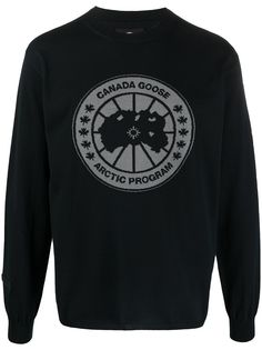 Canada Goose джемпер с жаккардовым логотипом