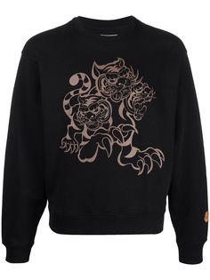 Kenzo толстовка Three Tigers из коллаборации с Kansai Yamamoto
