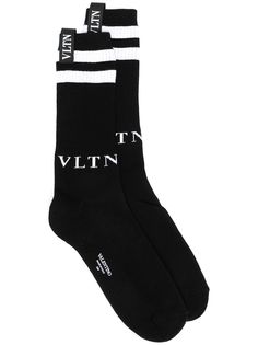 Valentino носки с вышитым логотипом