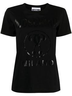 Moschino футболка Double Question Mark с круглым вырезом