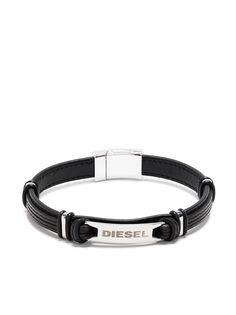 Diesel браслет с гравированным логотипом