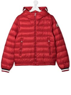 Moncler Enfant пуховик с капюшоном