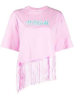 MSGM футболка с логотипом