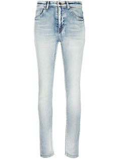 Saint Laurent джинсы скинни заниженной посадки